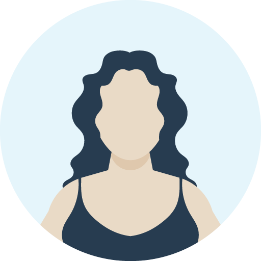 Icône de style avatar femme